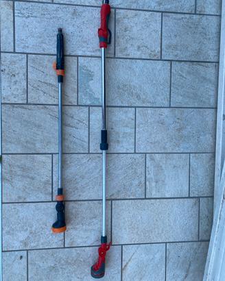 2 irrigatori bagnafiori con getti selezionabili