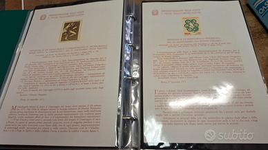 Collezione emissione francobolli Poste Italiane