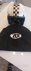 casco moto aperto 70's