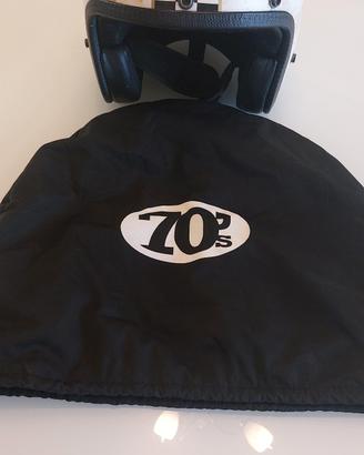 casco moto aperto 70's