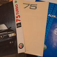 Alfa 75 brochure