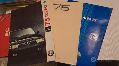 Alfa 75 brochure