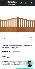 cancello legno