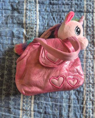 borsa con peluche