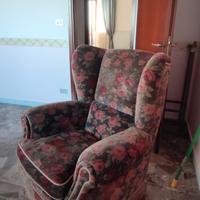 poltrona classica imbottita
