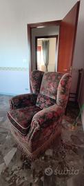 poltrona classica imbottita