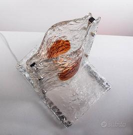 Lampada da tavolo Mazzega in vetro di murano