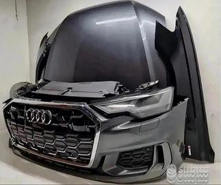 Audi A6 C8 restyling muso paraurti fari radiatori