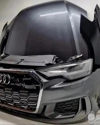 Audi A6 C8 restyling muso paraurti fari radiatori