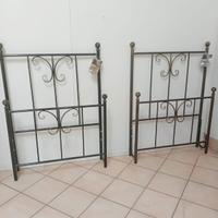 Letto singolo Nero anticato oro.Cosattto