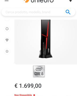 PC GAMING (RTX)MSI Trident A10 TG-1484It5-10400F