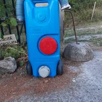 Roll Tank con tubo scarico camper roulotte