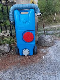 Roll Tank con tubo scarico camper roulotte