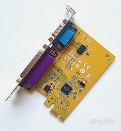 Scheda PCIe 1 Seriale 1 Parallela DELOCK 89446