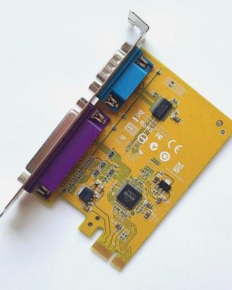 Scheda PCIe 1 Seriale 1 Parallela DELOCK 89446