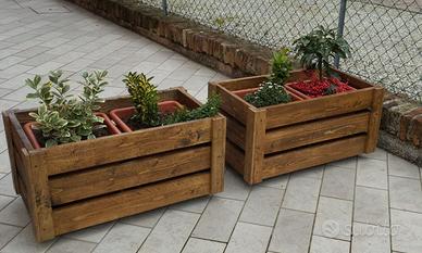 Fioriere realizzate a mano