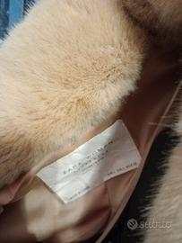 giacca di lapin rosa cipria di Zara