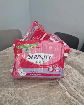 pannolini serenity light maxi 30 pz 5 confezioni