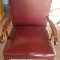 Poltrona sedia imbottita anni 40/50