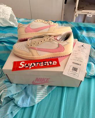 Jordan 1 travis scott shy pink