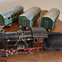Trenino Buco Bucherer 3 Vagoni e 1 Locomotiva WW2