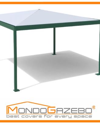 Gazebo MiniPluvio certificato 5x6 robusto 6x5