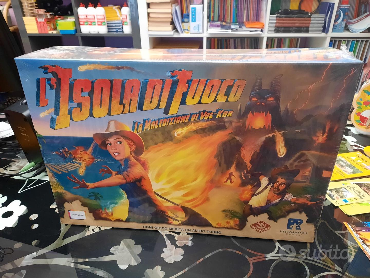 l'isola di fuoco gioco da tavolo - Collezionismo In vendita a Ancona