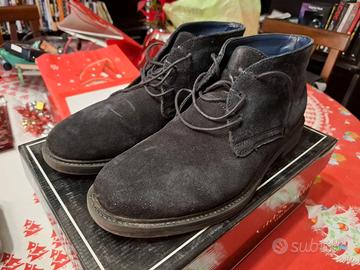Scarpe uomo eleganti tomaia blu scuro Tg 42