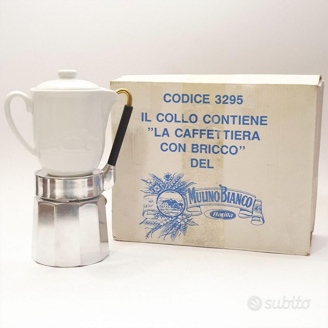 Caffettiera italiana vintage Mulino Bianco anni 80 Elettrodomestici