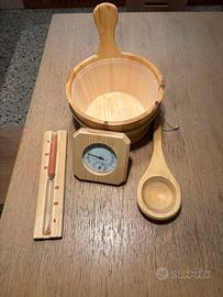 Accessori x sauna nuovi