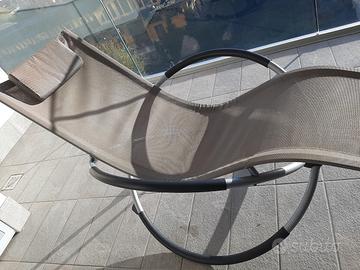 sedia a dondolo da esterno