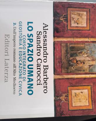 libro scolastico lo spazio umano 