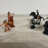 Soldatini atlantic gulliver cowboy e indiani 1/32