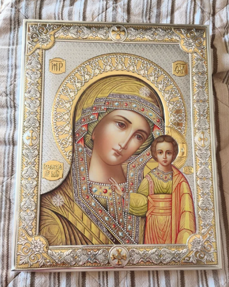 Icona sacra Madonna col Bambino