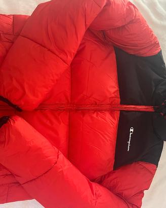 Giubbino invernale Champion rosso e nero