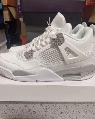 Air Jordan 4 Oreo bianco e grigio  EU 44