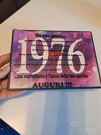 orologio da appoggio vintage 1976