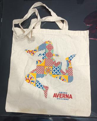 Tote Bag Amaro Averna Edizione Trinacria Siciliana