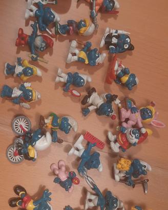 collezione 25 pupazzetti Puffi anni 80