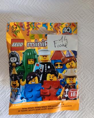 minifigure lego serie 18 71021 flower pot girl