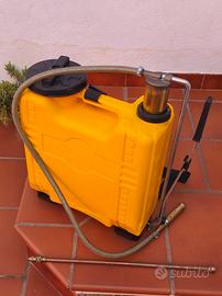 Pompa a spalla per diserbo con lancia in ottone