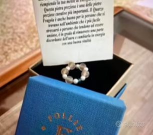 Anello Quarzo Rosa Cristallo Di Fragola