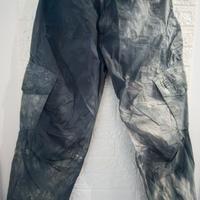 Pantaloni Cargo Uomo Aem Kei Effetto Slavato