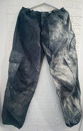 Pantaloni Cargo Uomo Aem Kei Effetto Slavato