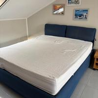 Letto matrimoniale contenitore + materasso