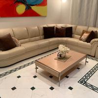 Divano in vera pelle