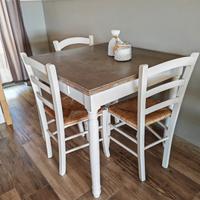 🪑 Tavoli con 4 Sedie Shabby Chic 