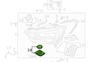 Audi Q3 CENTRALINA FARO FULL LED