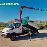 Iveco Daily 60c15 con gru e cassone Ribaltabile Nu