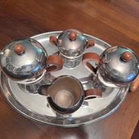 Set completo Alessi linea Bombé, anni ‘80